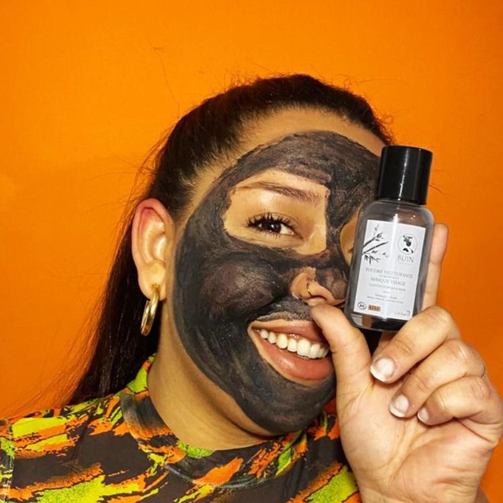 Cosmétiques - Poudre nettoyante et masque visage 2 en 1 au charbon actif Takesumi - LE CHARBON ACTIF FRANCAIS