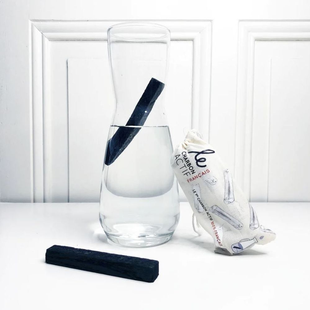 Carafes - 100% French activated carbon water filter filter stick - LE CHARBON ACTIF FRANÇAIS