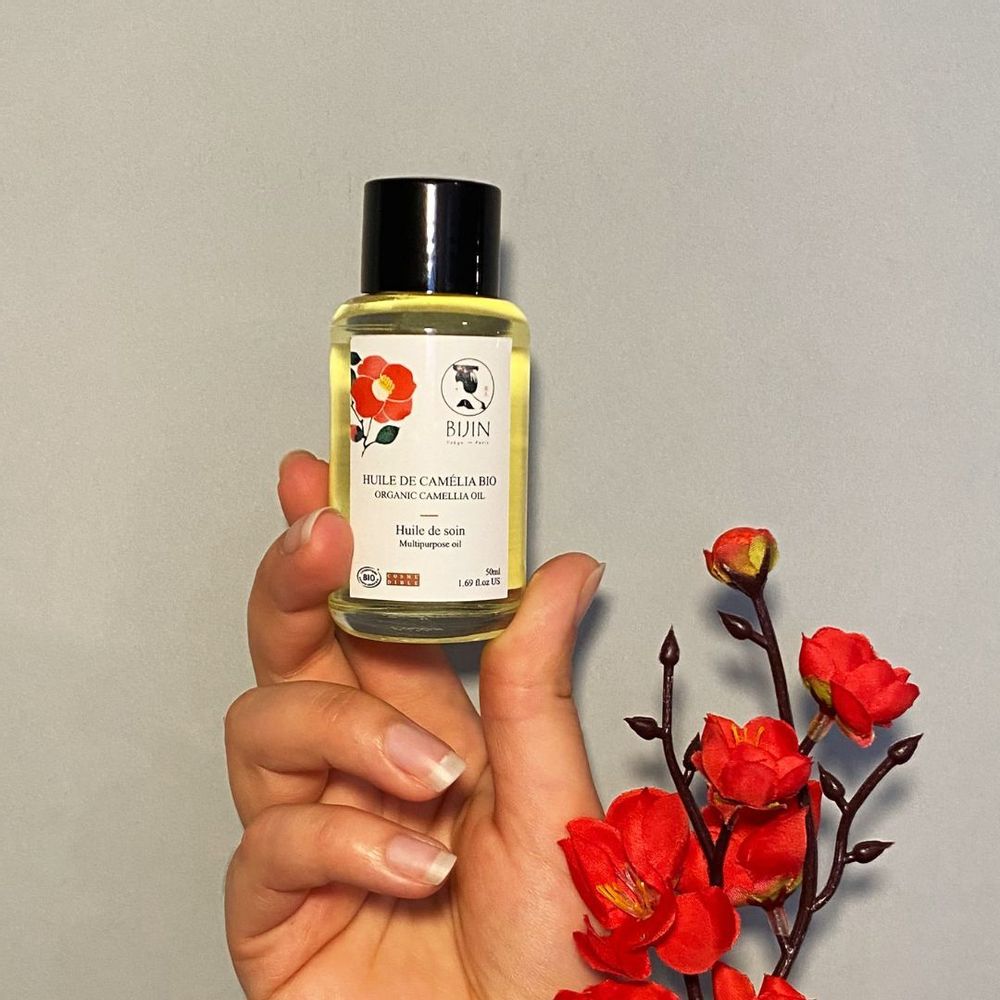 Gifts - Organic camellia oil for face, body, hair, stretch marks - LE CHARBON ACTIF FRANCAIS