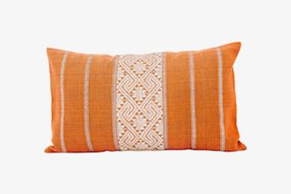 Coussins textile - Housse de coussin - Fleur de vigne de Kudzu - NIKONE HANDCRAFT, LAOS