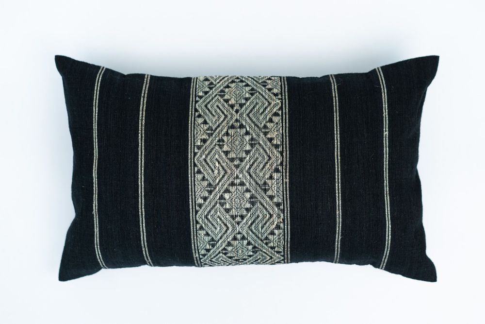 Coussins textile - Housse de coussin - Fleur de vigne de Kudzu - NIKONE HANDCRAFT, LAOS