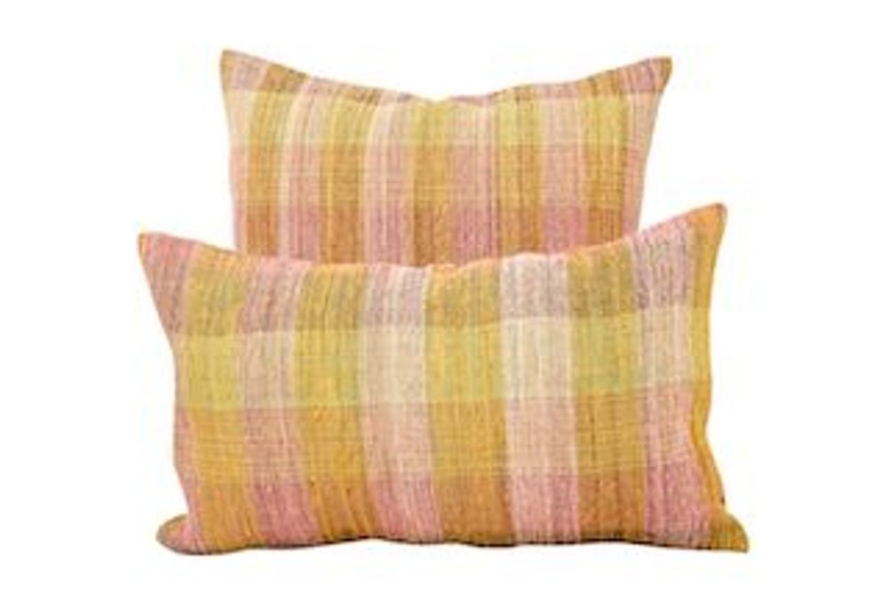 Fabric cushions - Cotton and vine cushion cover - NIKONE HANDCRAFT, LAOS