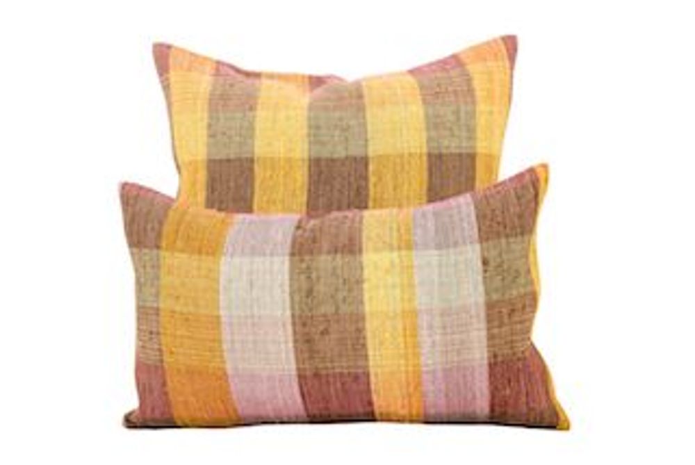 Fabric cushions - Cotton and vine cushion cover - NIKONE HANDCRAFT, LAOS