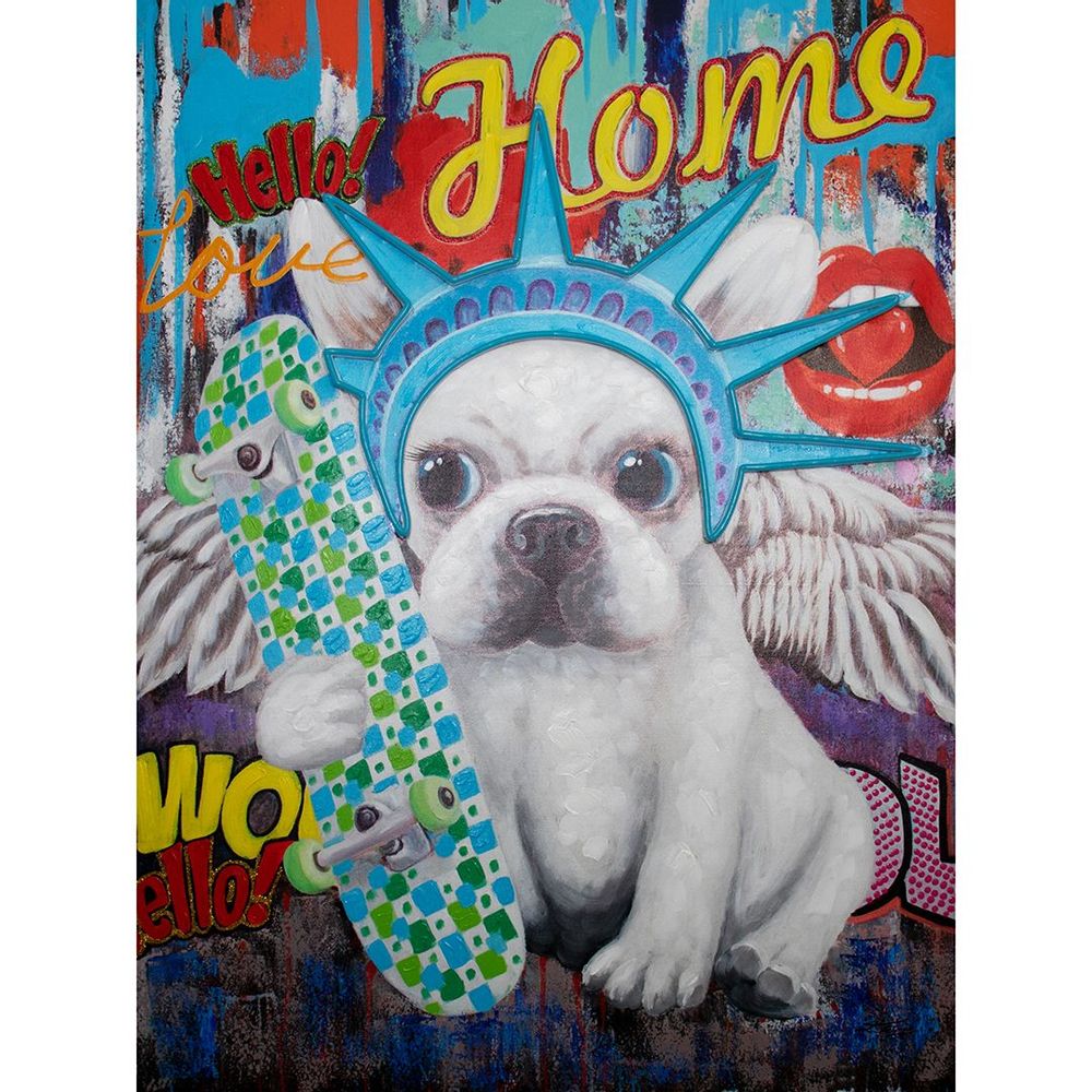 Appliques - Œuvre murale « Liberty Dog » - Néon LED - LOCOMOCEAN