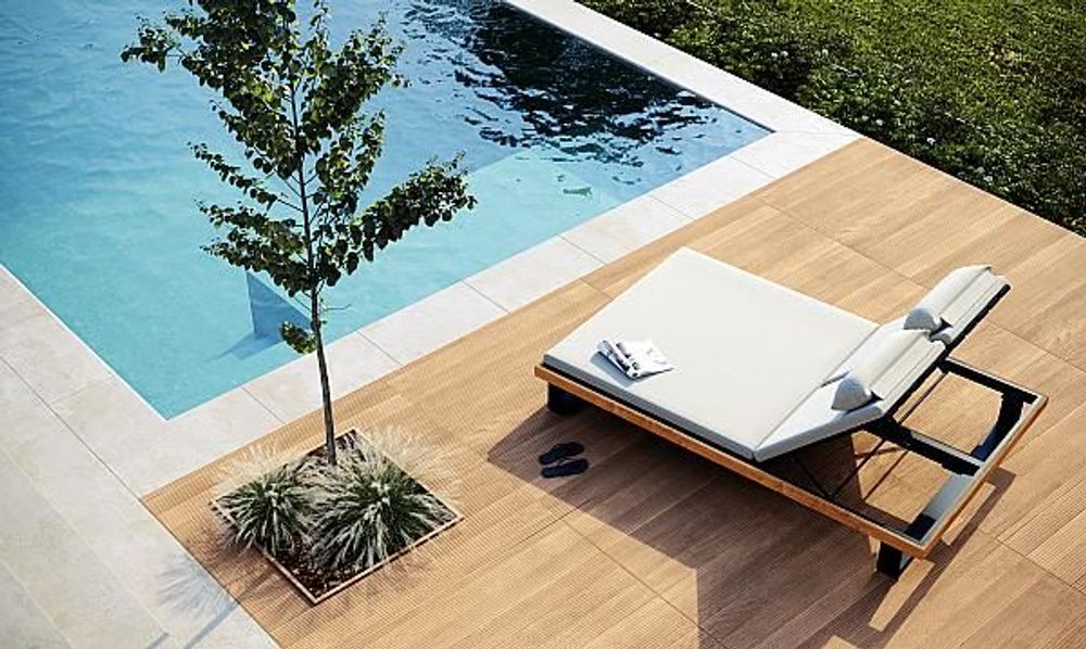 Transats - Chaise longue Truro double - JATI & KEBON