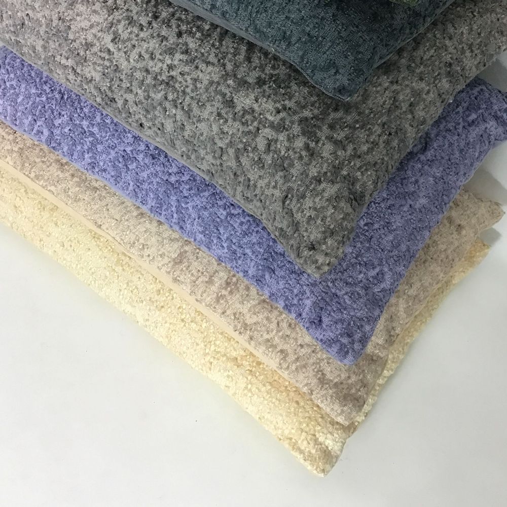 Cushions - Handmade Boucle Pillow in Smoky Blue - BELL ARTE