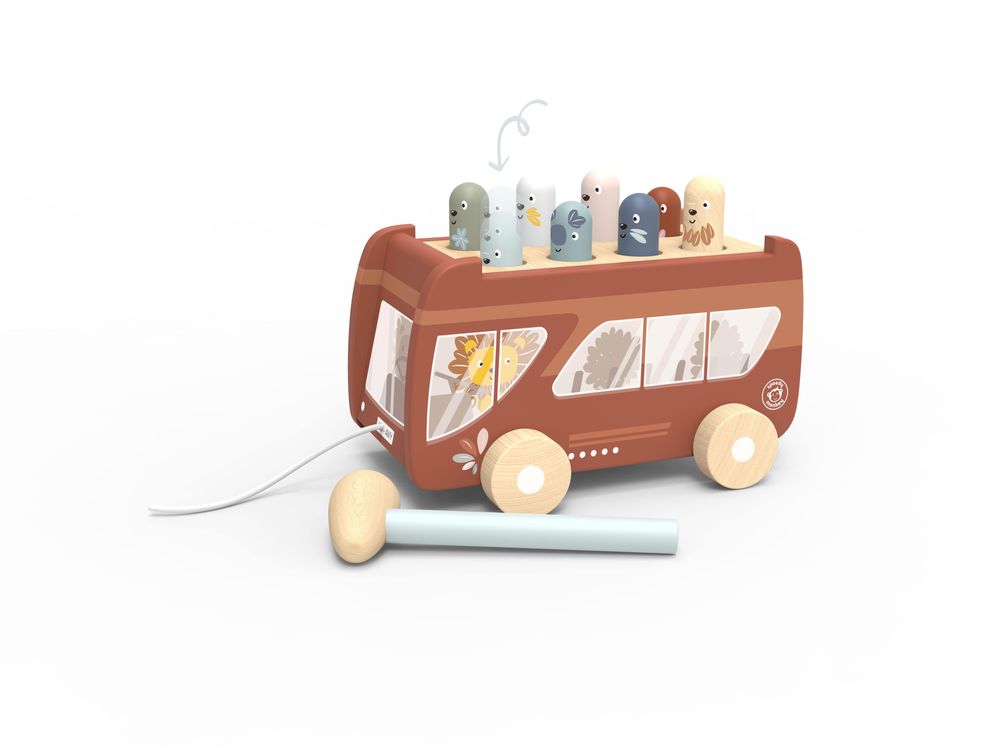 Jouets enfants - Speedy Monkey – Tap tap bus - TOOPIZ
