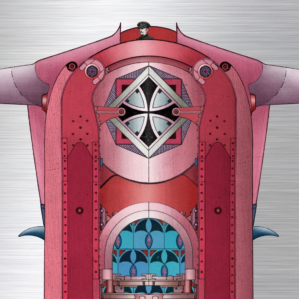 Office design and planning - Art poster on metal - Miraculator of Justice - ANACHRONES