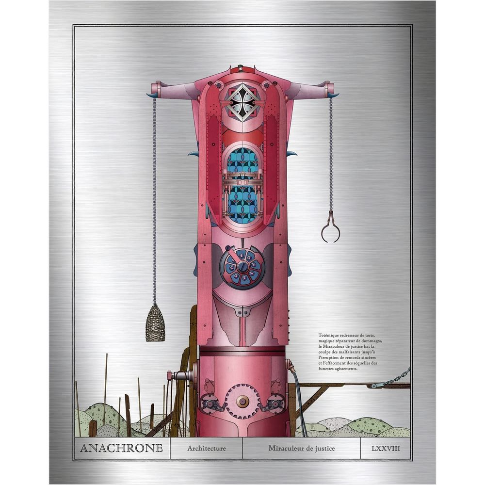 Office design and planning - Art poster on metal - Miraculator of Justice - ANACHRONES