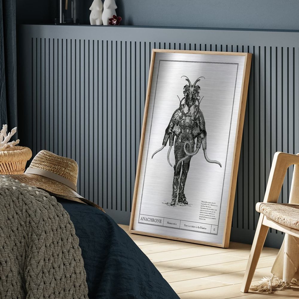 Poster - Art poster on metal - Navy deep-sea diver - ANACHRONES