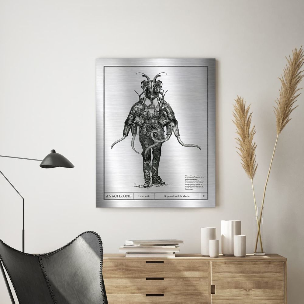 Poster - Art poster on metal - Navy deep-sea diver - ANACHRONES