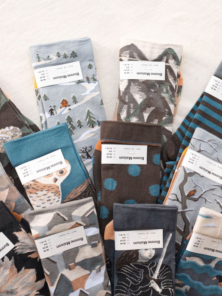 Chaussettes - NEIGE - BONNE MAISON