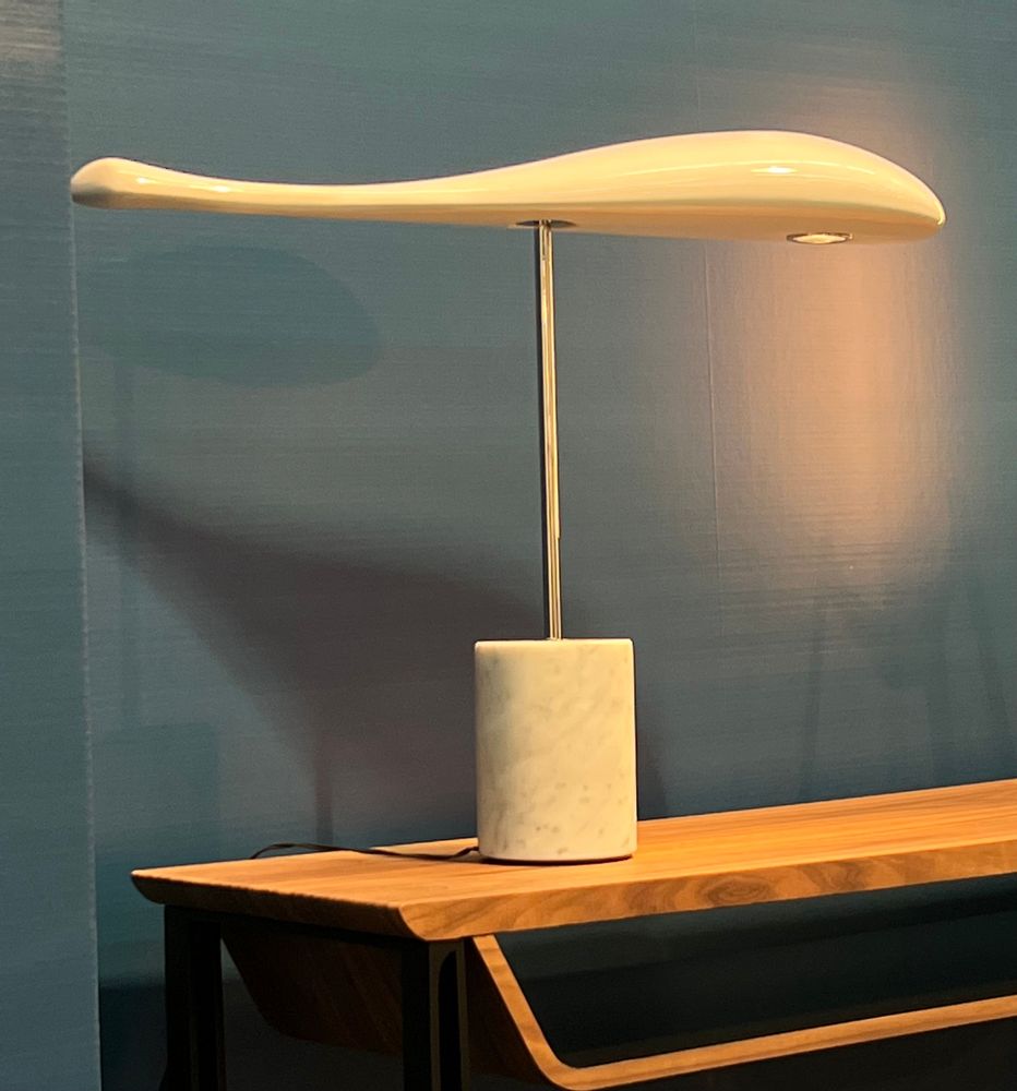 Table lamps - Flying Fish I Table Lamp I White - SOFTICATED
