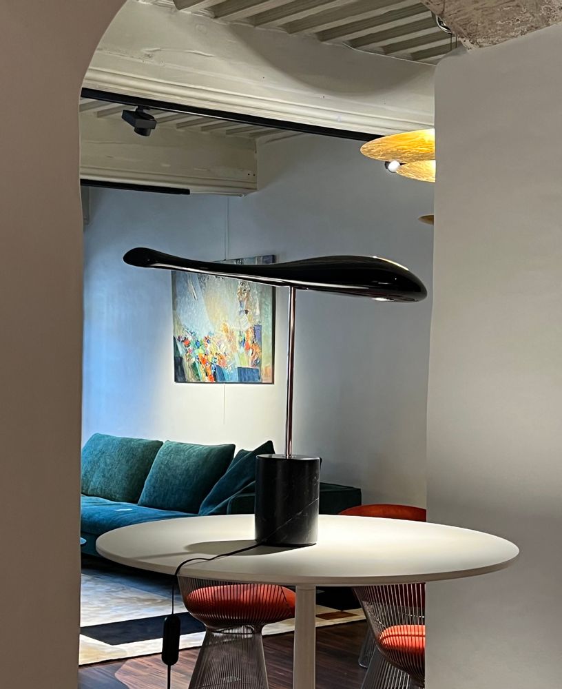 Table lamps - Flying Fish I Table Lamp I Black - SOFTICATED