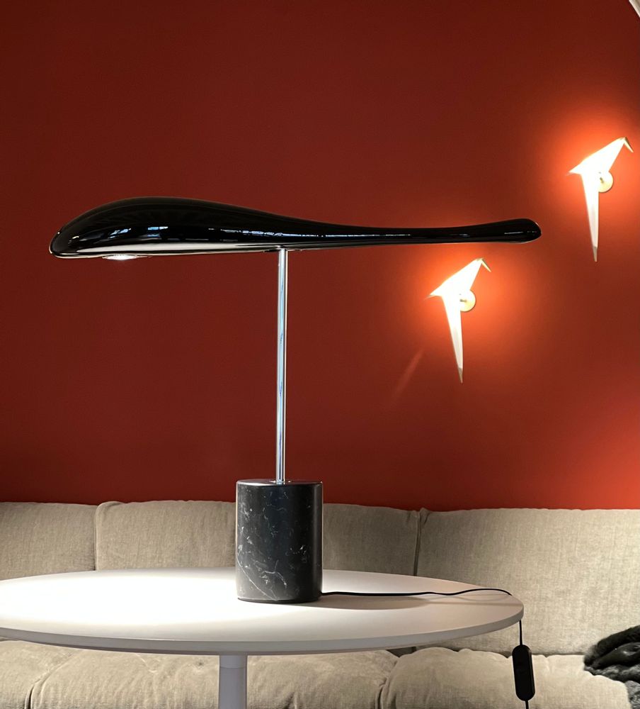 Table lamps - Flying Fish I Table Lamp I Black - SOFTICATED