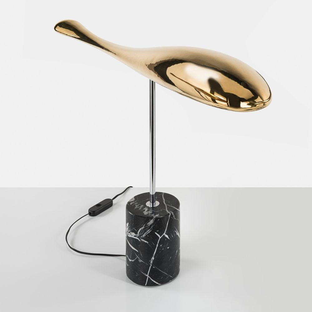 Table lamps - Flying Fish I Table Lamp I Gold - SOFTICATED