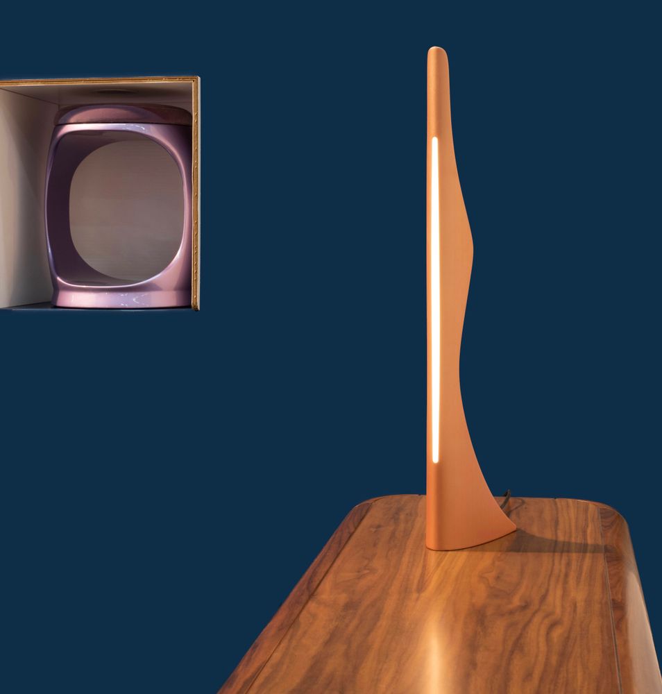 Table lamps - Silhouette I Table Lamp I Copper - SOFTICATED