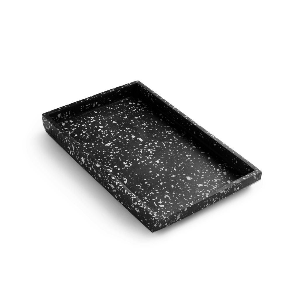 Trays - Rectangular Trays (Black Terrazzo) - ESPATIO