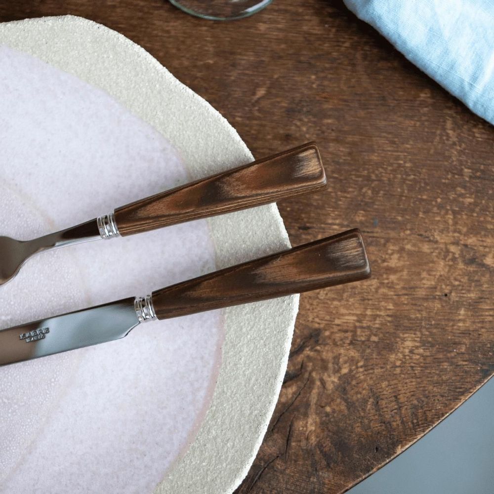 Ménagères - Set de 4 couverts de table - Nature, Bois clair - SABRE PARIS