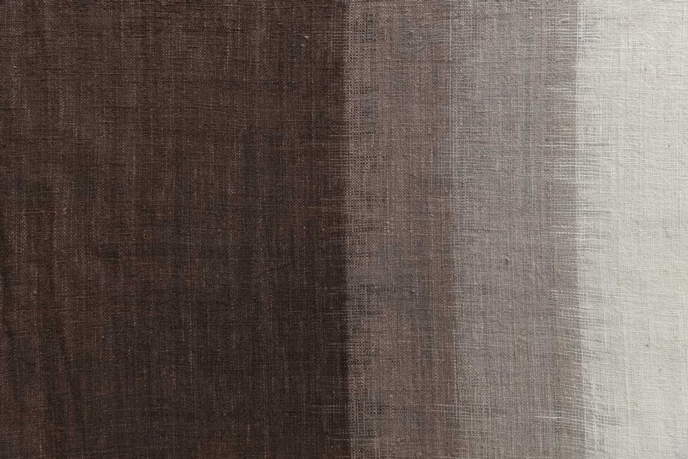 Homewear - Gradient Brown Ikat Cotton Throw - TAI BAAN CRAFTS