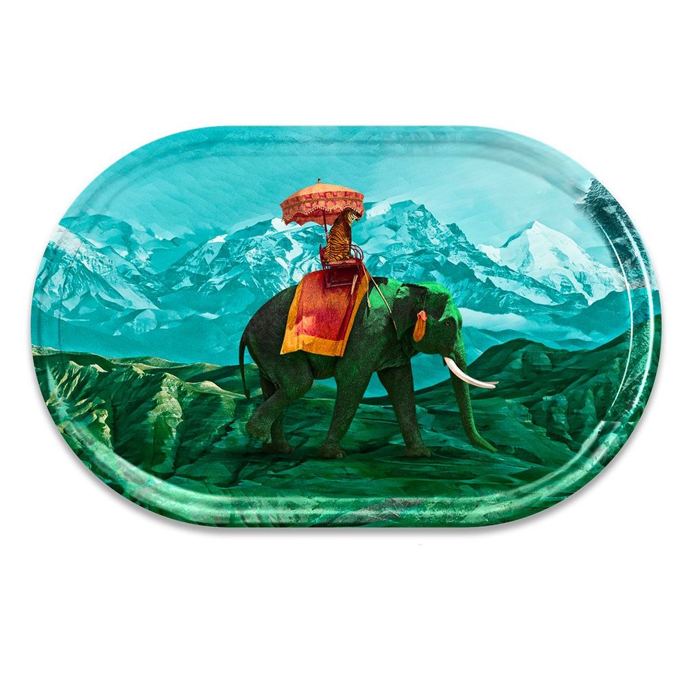 Decorative objects - Onirik oval tray - GANGZAÏ DESIGN