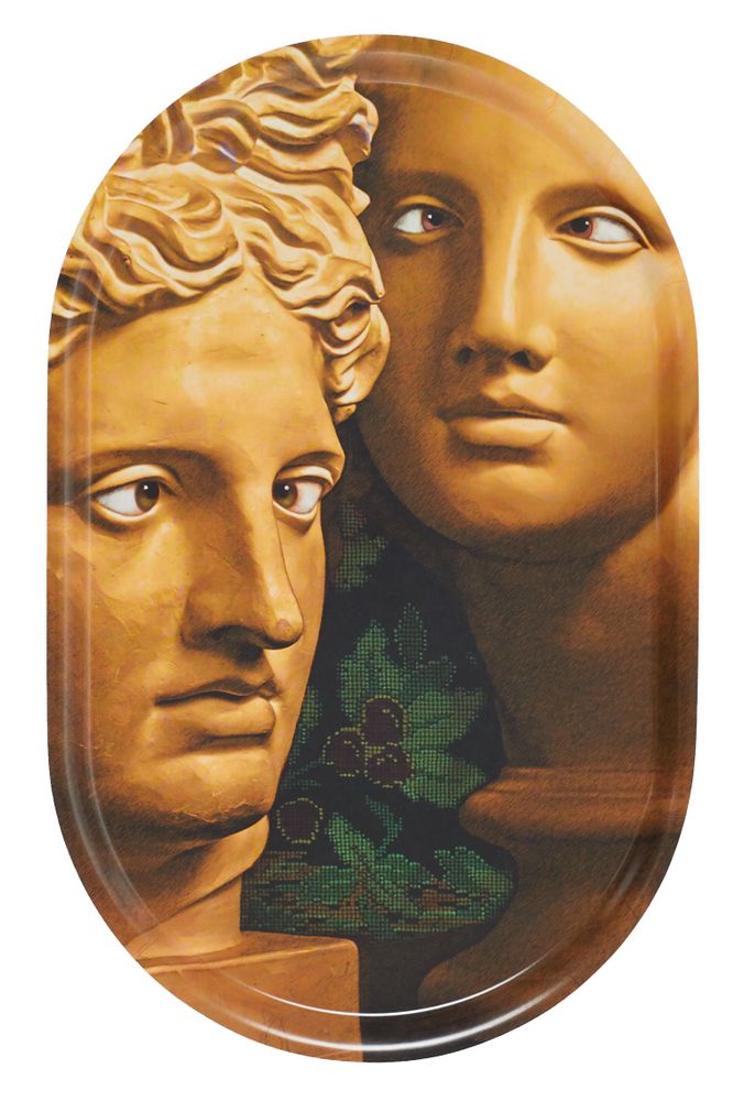 Decorative objects - Onirik oval tray - GANGZAÏ DESIGN