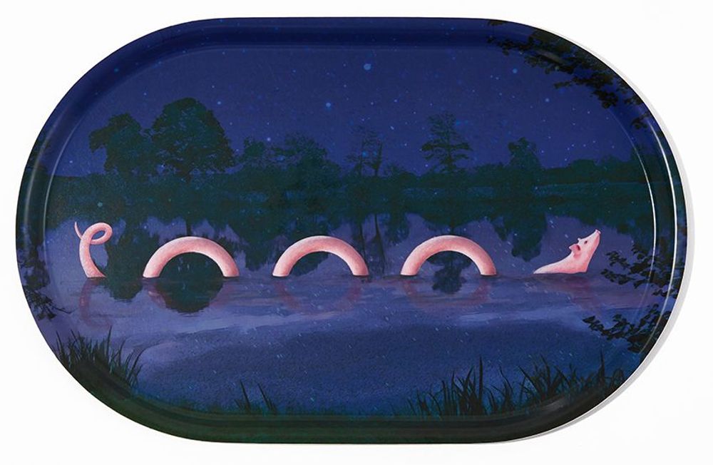 Decorative objects - Onirik oval tray - GANGZAÏ DESIGN