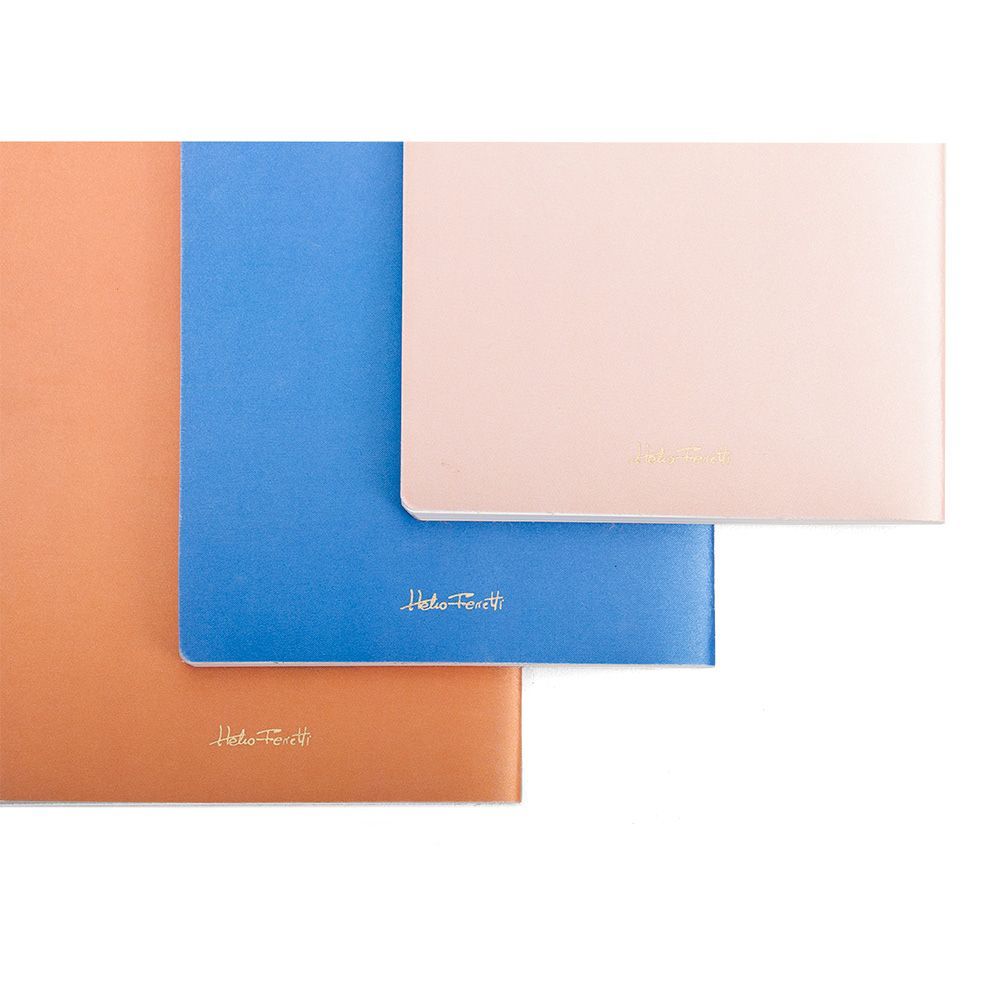 Stationery - FABRIC COVER NOTEBOOK HF - HELIO FERRETTI