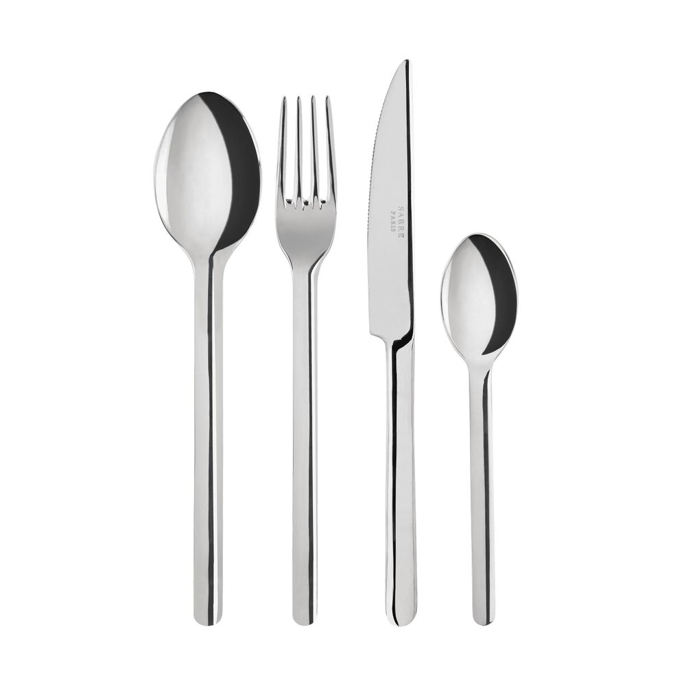 Flatware - 4 pieces cutlery set - Loft, Inox - SABRE PARIS