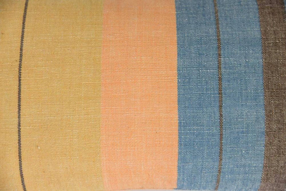 Fabric cushions - Beach Day Striped Cotton Cushion Cover - TAI BAAN CRAFTS