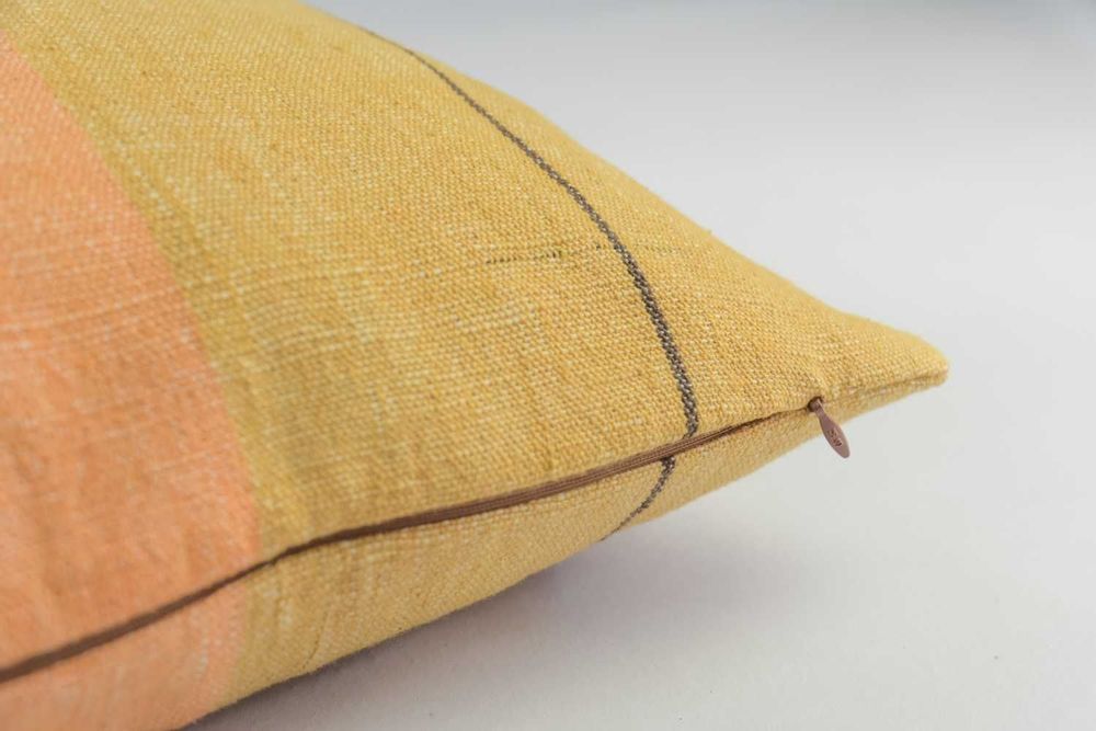 Fabric cushions - Beach Day Striped Cotton Cushion Cover - TAI BAAN CRAFTS