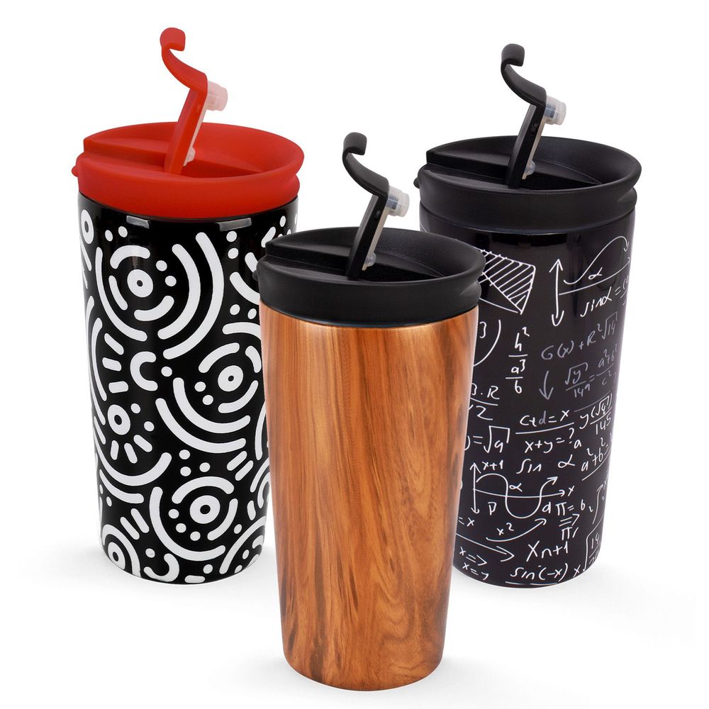 Accessoires thé et café - Tasses de voyage 350 ml - fantaisie - I-DRINK