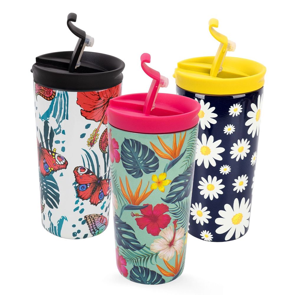 Accessoires thé et café - Tasses de voyage 350 ml - fantaisie - I-DRINK