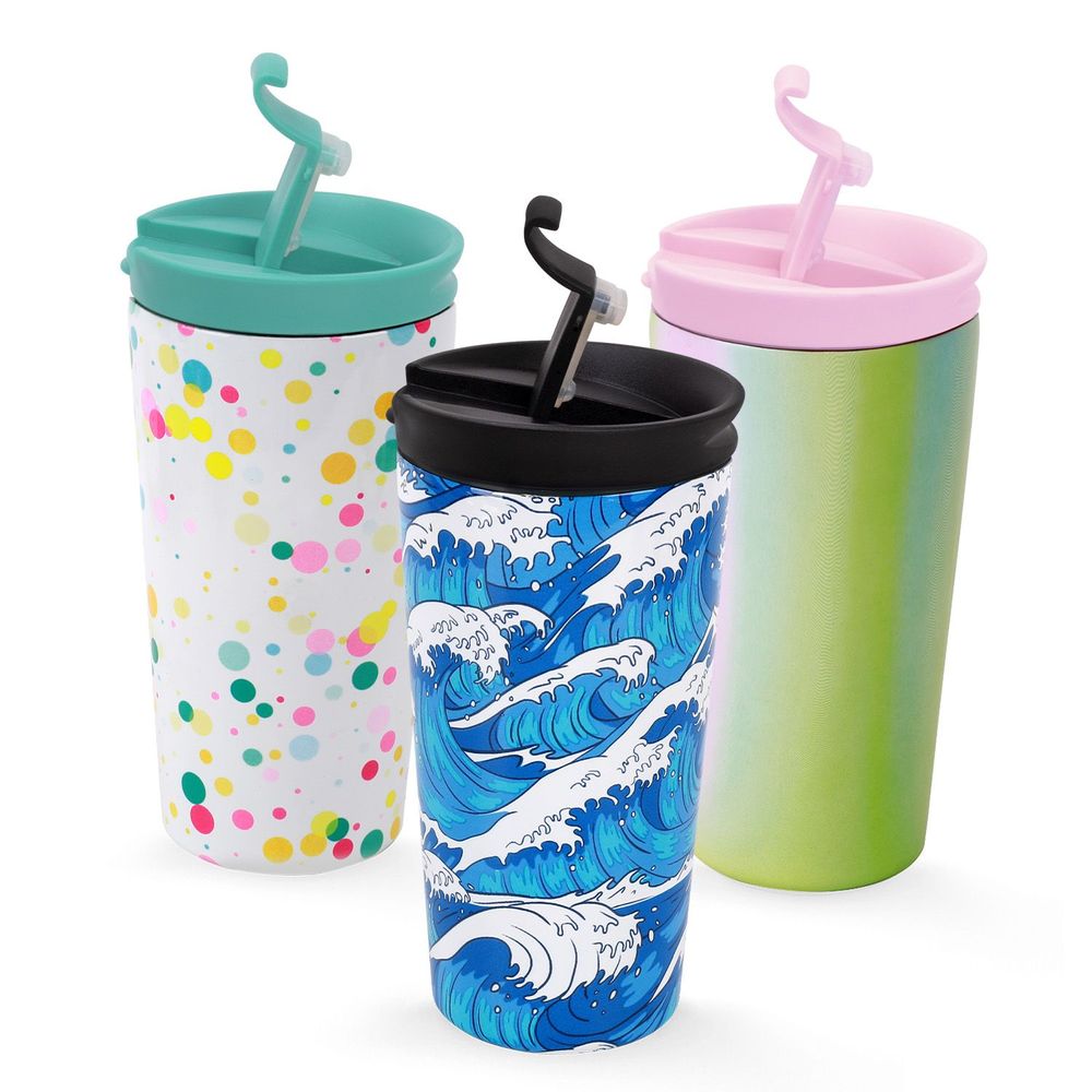 Accessoires thé et café - Tasses de voyage 350 ml - fantaisie - I-DRINK