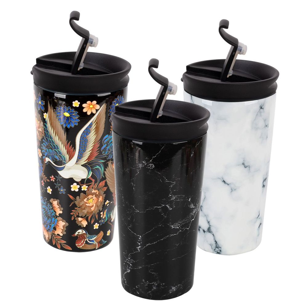 Accessoires thé et café - Tasses de voyage 350 ml - fantaisie - I-DRINK