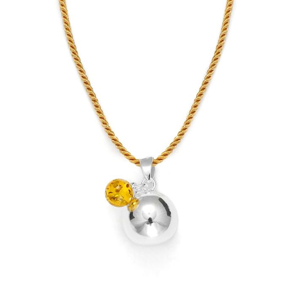 Jewelry - Pregnancy ball and its lemon amber stone - COCOONME
