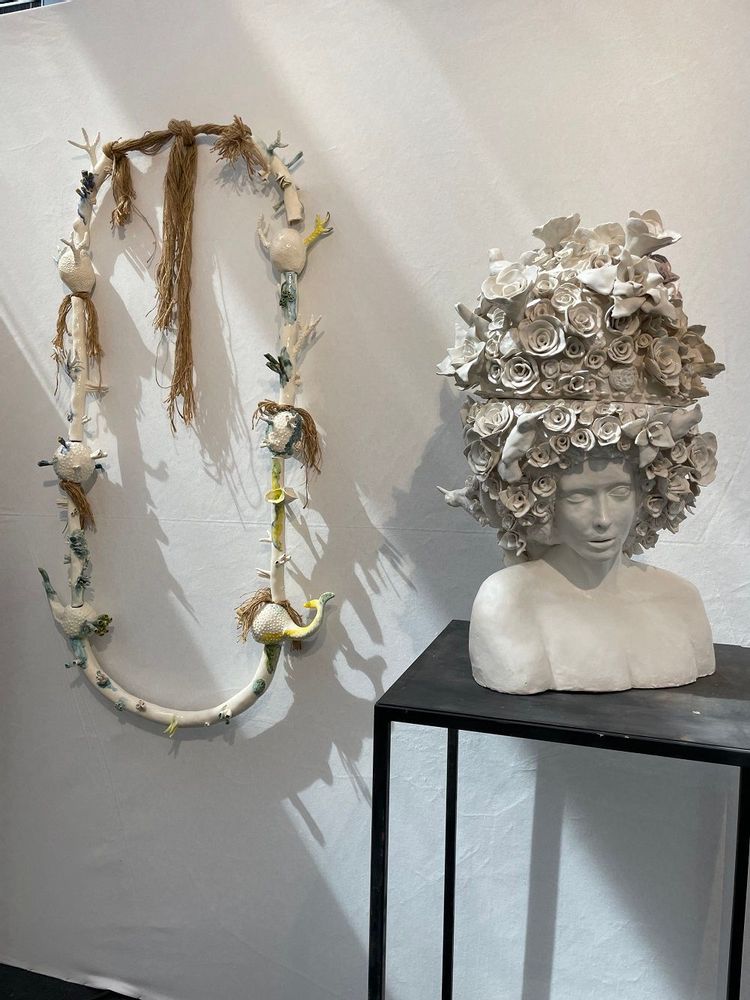 Ceramic - house necklace in ceramic - MELANIE BROGLIO