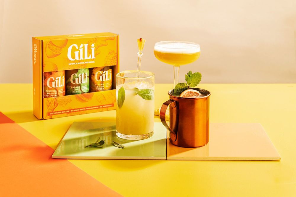 Caskets and boxes - GILI DISCOVERY PACK GINGER-TURMERIC-WASABI 3x200ml - GILI