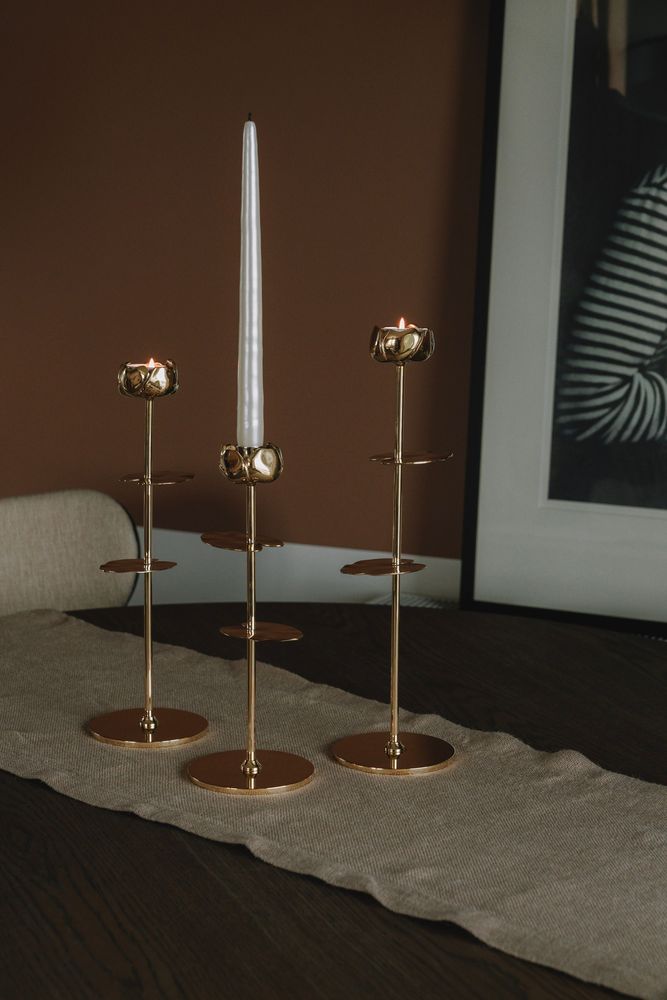 Candlesticks and candle holders - Candleholder Ninfea Alta - 40cm - HILKE COLLECTION AB