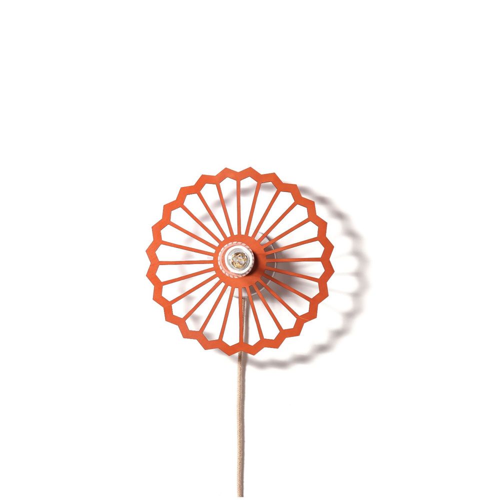 Objets design - APPLIQUE PAN - CUIR - avec cable - LULE STUDIO