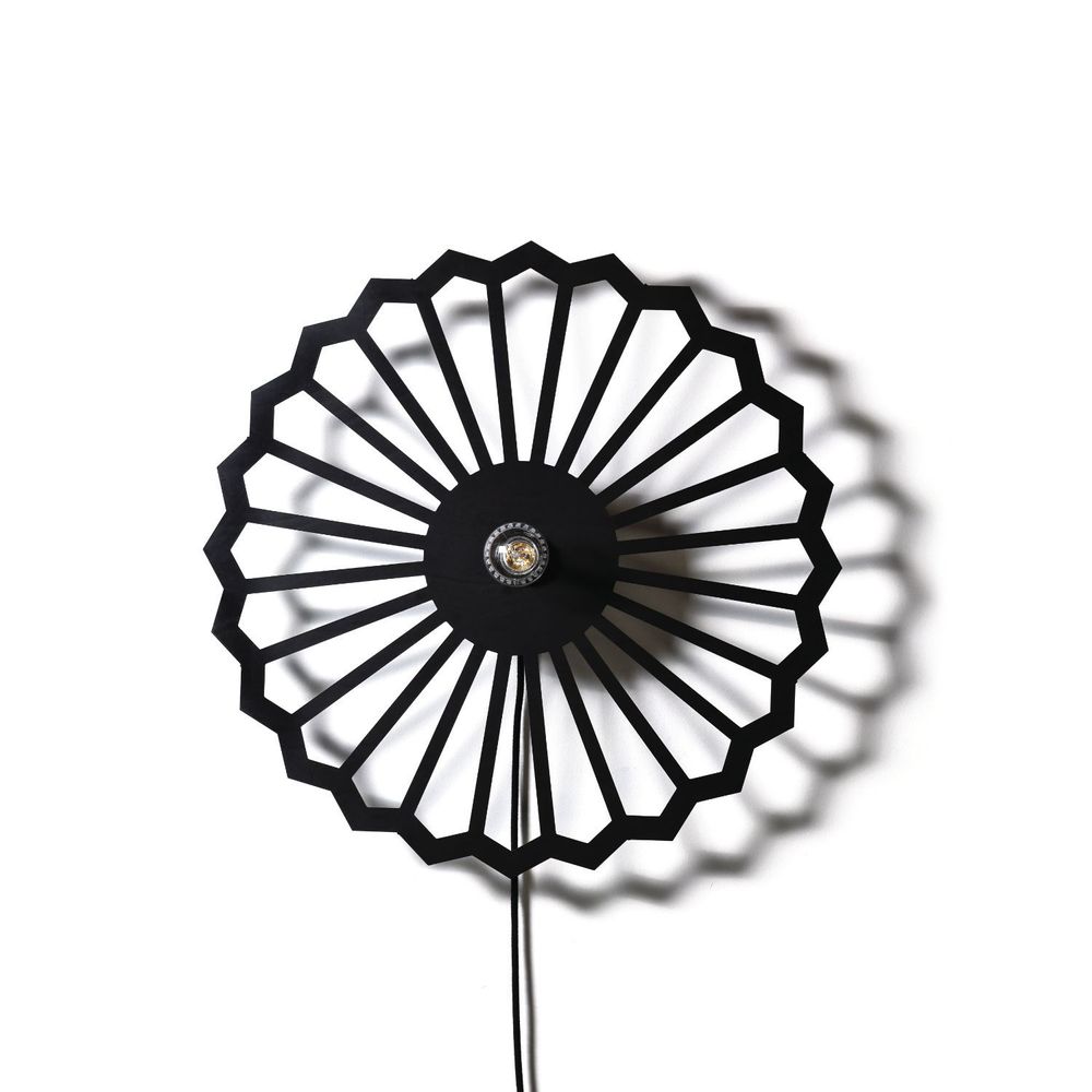 Objets design - APPLIQUE PAN - CUIR - avec cable - LULE STUDIO