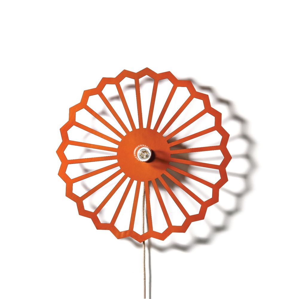 Objets design - APPLIQUE PAN - CUIR - avec cable - LULE STUDIO