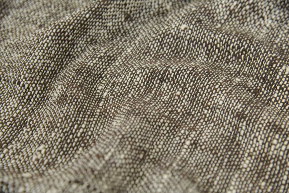 Table linen - Dark Brown Two-tone Cotton Wrap - TAI BAAN CRAFTS