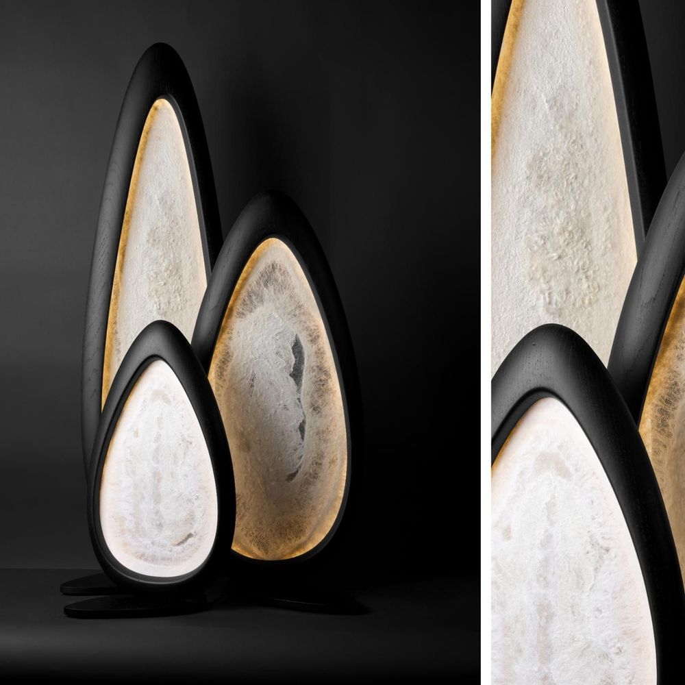 Objets design - GÉODE Lampe à poser "Quartz" - MURIEL UGHETTO