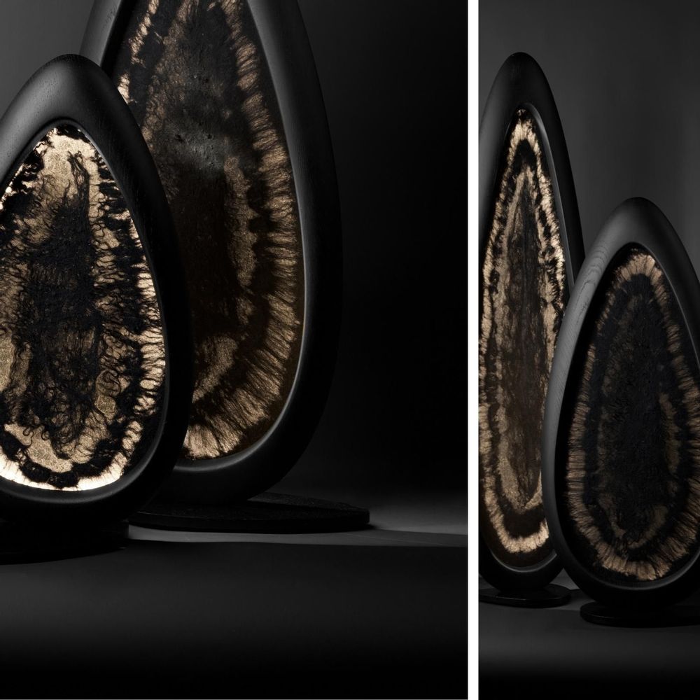 Objets de décoration - GÉODE Lampe à poser "Onyx" - MURIEL UGHETTO