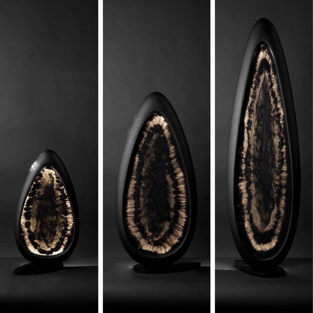Objets de décoration - GÉODE Lampe à poser "Onyx" - MURIEL UGHETTO