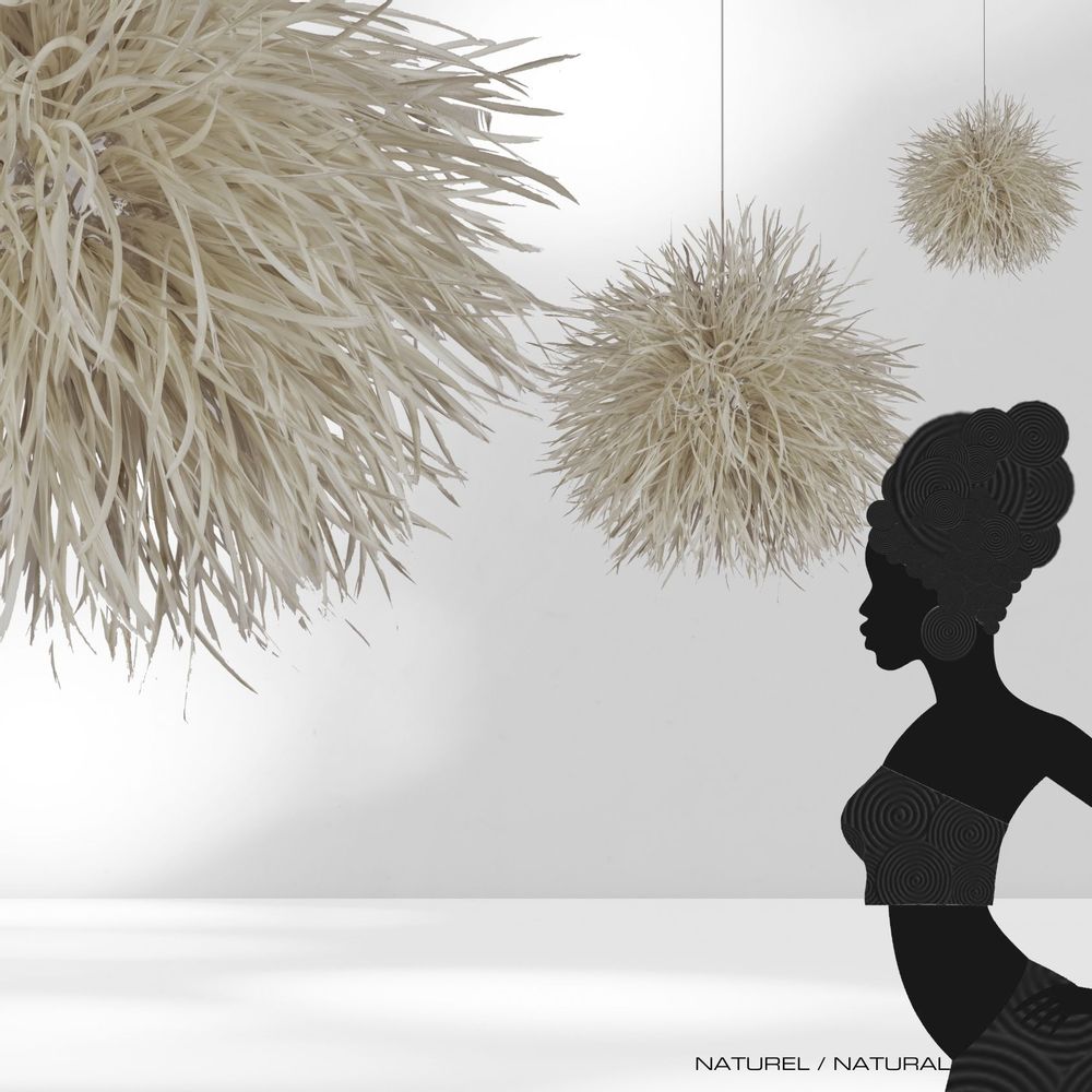 Hanging lights - MON TRUC EN PLUMES Feather Pendant lamp " Goose " - MURIEL UGHETTO
