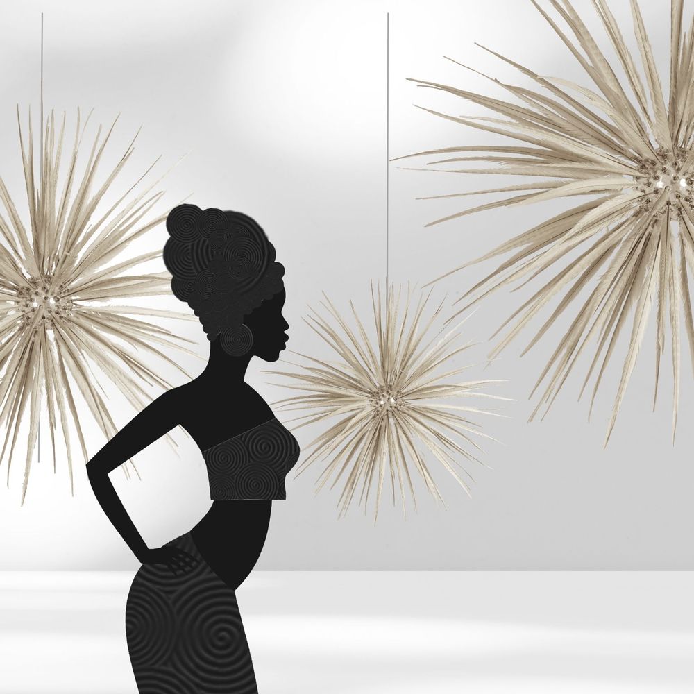 Hanging lights - MON TRUC EN PLUMES Feather Pendant lamp Suspension. " Pheasant\" - MURIEL UGHETTO