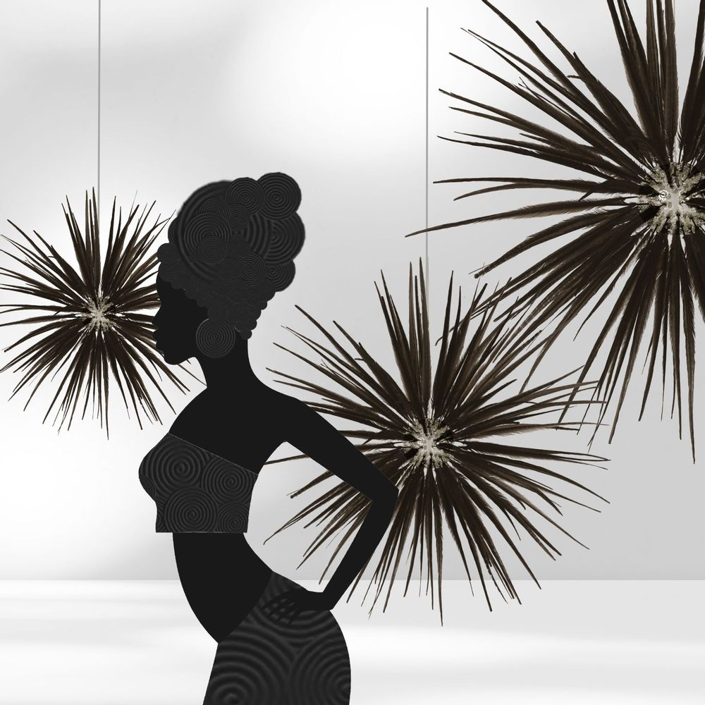 Hanging lights - MON TRUC EN PLUMES Feather Pendant lamp Suspension. " Pheasant\" - MURIEL UGHETTO