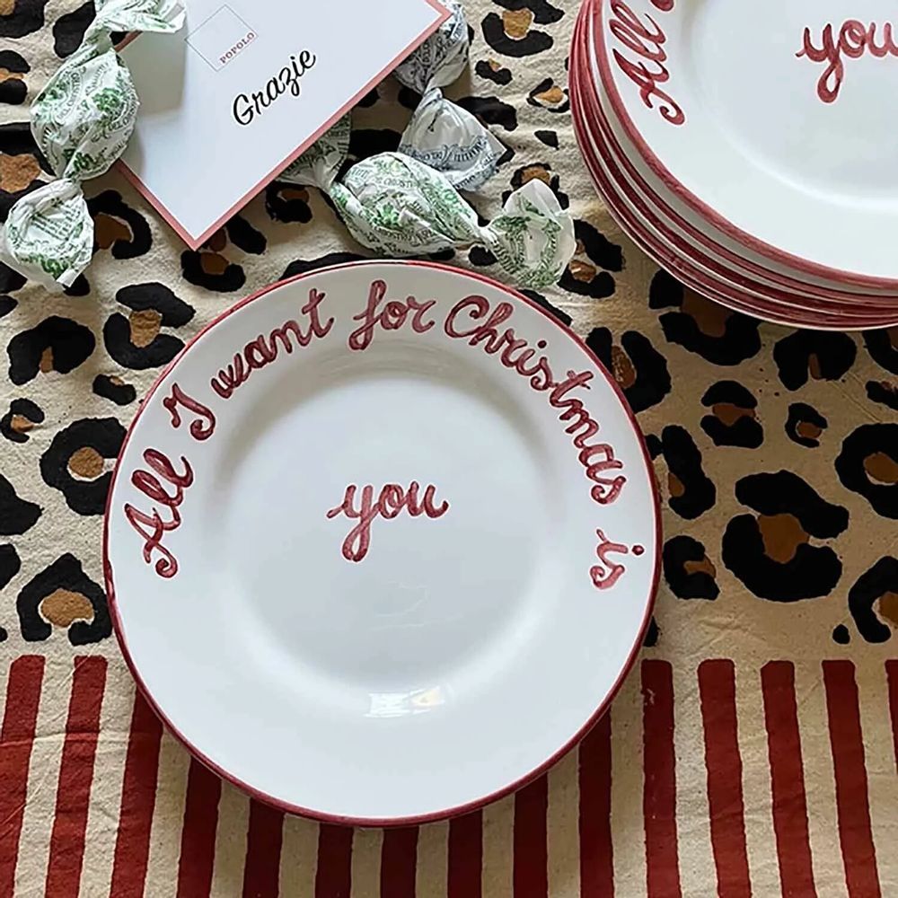 Formal plates - 20 CM Christmas plate - POPOLO